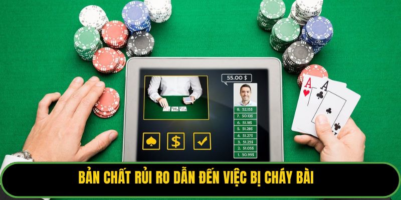 Bản chất rủi ro dẫn đến việc bị cháy bài.